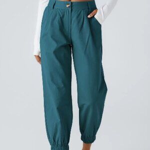 HALARA Women's Joggers XL Cotton NWT Green Heron $45